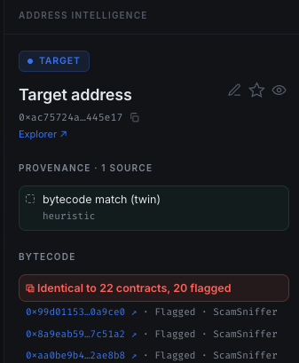 TraceHex Inspector — Bytecode-Fund